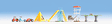 Playground Accessories -- Ping-Pong Table, Monkey Bars, Slide, Tent, Baby Carriage, Roller, Bicycle, e