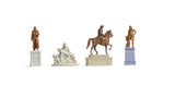 Statues/Monuments -- 1 Each: Johannes Gutenberg, Pieta, Frederick the Great, Georg Friedrich Hand-2