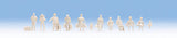 Unpainted Figures -- 24 Each: Travelers, Passers-By & Seated (72 Figures Total)-2