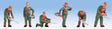 Forest Workers -- Lumberjacks pkg(6)