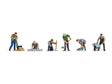 Working People -- Road Workers with Accessories pkg(6)