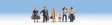 Passengers w/Luggage -- Set #1 pkg(6)