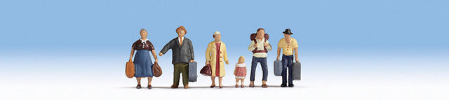 Passengers w/Luggage -- Set #1 pkg(6)