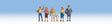 Passers-By -- Set #1 pkg(6)