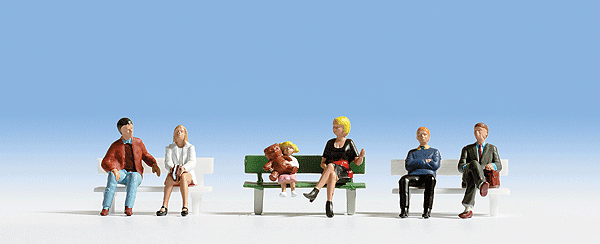 Seated People -- Set #1 pkg(6)