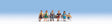 Seated People -- Set #3 pkg(6)