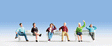 Seated People -- Set #5 pkg(6)