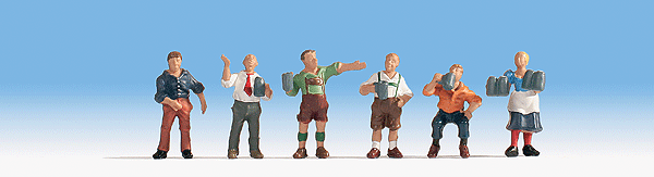 Beer Garden Figures -- pkg(6)