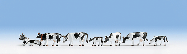 Cows -- Black & White pkg(7)