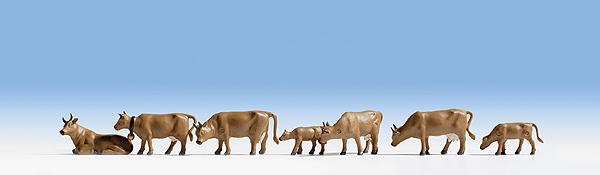 Cows -- Tan pkg(7)