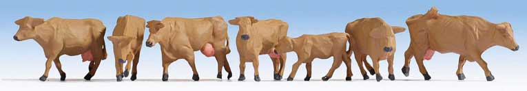 Cows -- Brown pkg(7)