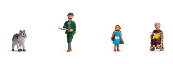 Little Red Riding Hood, Grandmother and the Big Bad Wolf