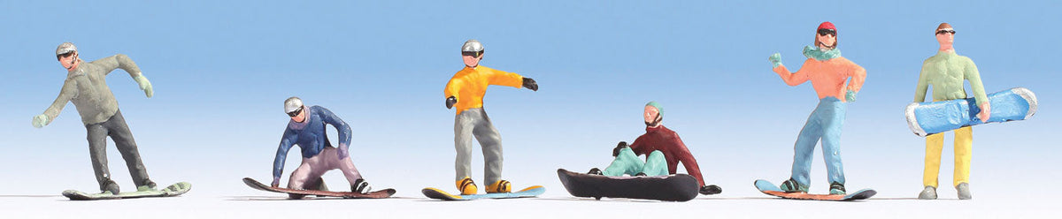 Recreation & Sports -- Snowboarders pkg(6)