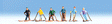 Skiers -- Set #1 pkg(6)