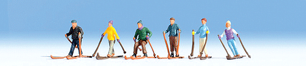Skiers -- Set #1 pkg(6)