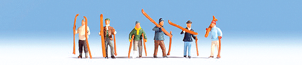 Skiers -- Set #2 pkg(6)
