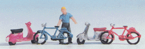 Pedestrians -- Man w/Bikes