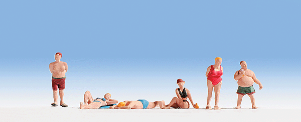 Bathers/Swimmers -- Set #1 pkg(6)