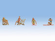 Recreation & Sports -- Sunbathing Women with Accessories pkg(4)