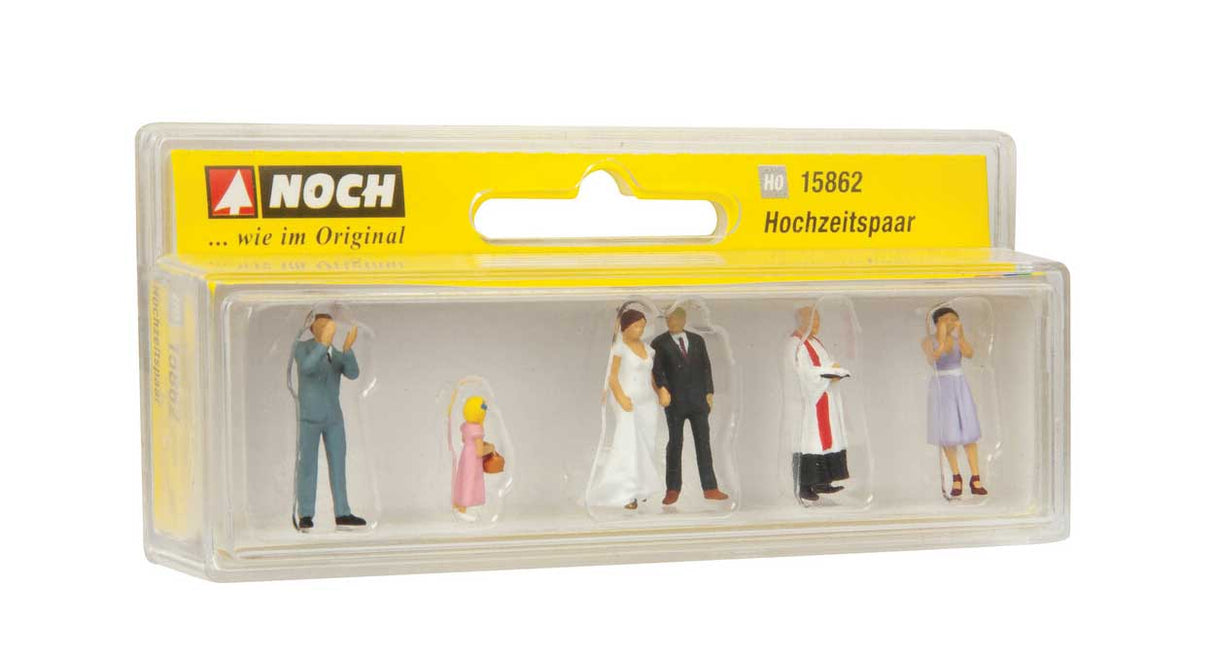 Wedding Couple -- Couple, Preist, Flower Girl, 2 Guests-3
