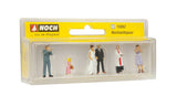 Wedding Couple -- Couple, Preist, Flower Girl, 2 Guests-3