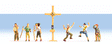 Recreation & Sports -- Mountain Hikers with a Crucifix pkg(6)