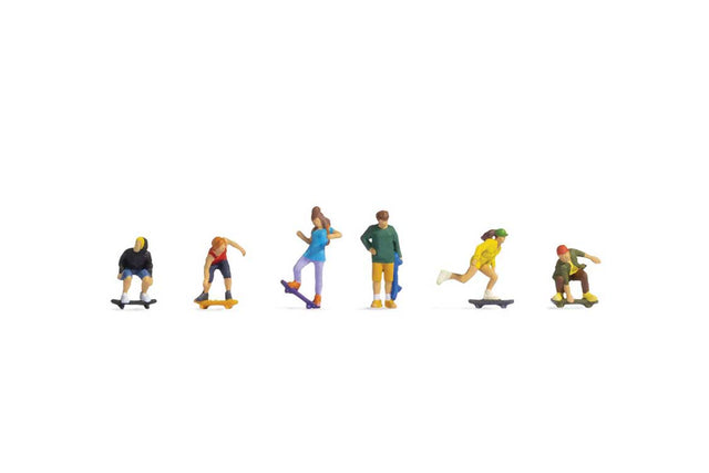Recreation & Sports -- Skateboarders pkg(6)