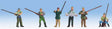 Recreation & Sports -- Angler Fishermen pkg(6)