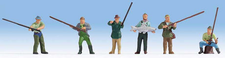 Recreation & Sports -- Angler Fishermen pkg(6)