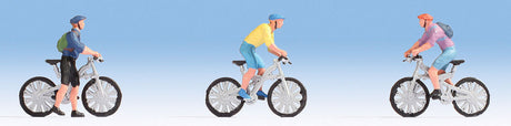 Recreation & Sports -- Mountain Bikers w/Bikes pkg(3)