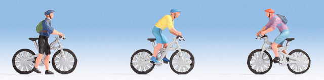 Recreation & Sports -- Mountain Bikers w/Bikes pkg(3)