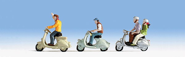 Scooters w/Riders
