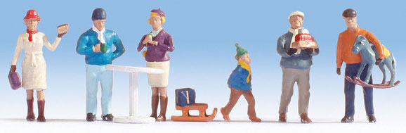 Christmas Market Figures -- pkg(6)