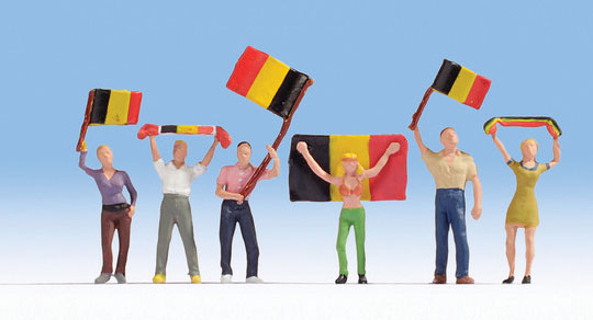 Belgian Soccer Fans -- pkg(6)