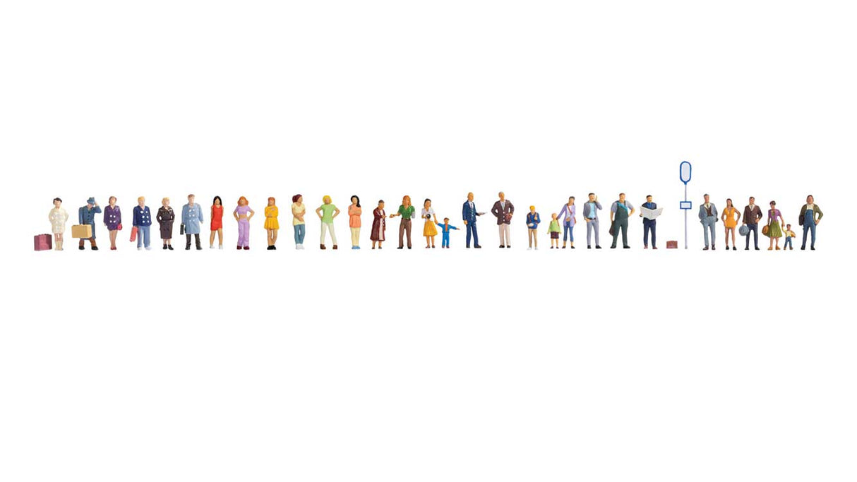 People Standing and Walking Mega Economy Set -- pkg(30)