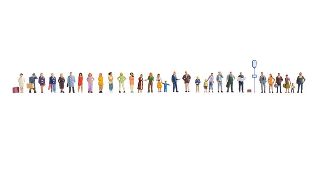 People Standing and Walking Mega Economy Set -- pkg(30)