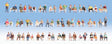 Sitting People Mega Set -- pkg(60)
