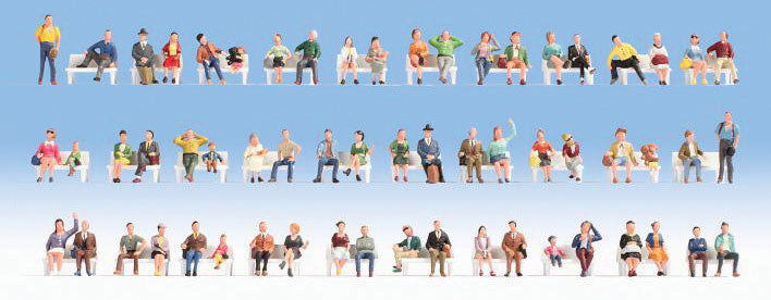 Sitting People Mega Set -- pkg(60)
