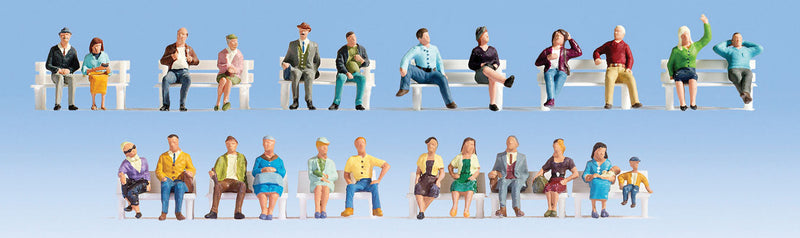 Sitting People XL Figures pkg(24)