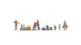 Flea Market -- 5 Figures, 2 Ground Merchandise Dislays-1