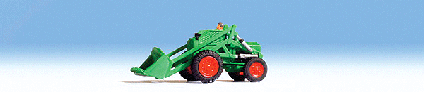 Zettelmeyer Front-End Loader - Assembled -- Green, Red