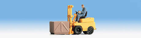 Forklift w/Figure - Assembled -- Yellow