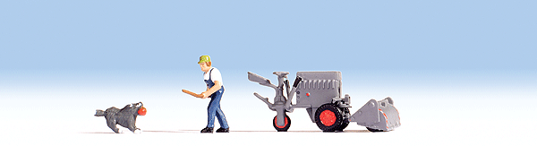 Road Sweeper -- w/2 Figures
