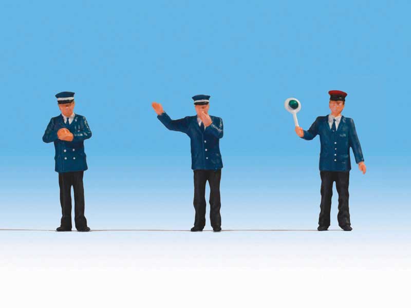 German Railroad Workers -- Blue Uniforms pkg(3)