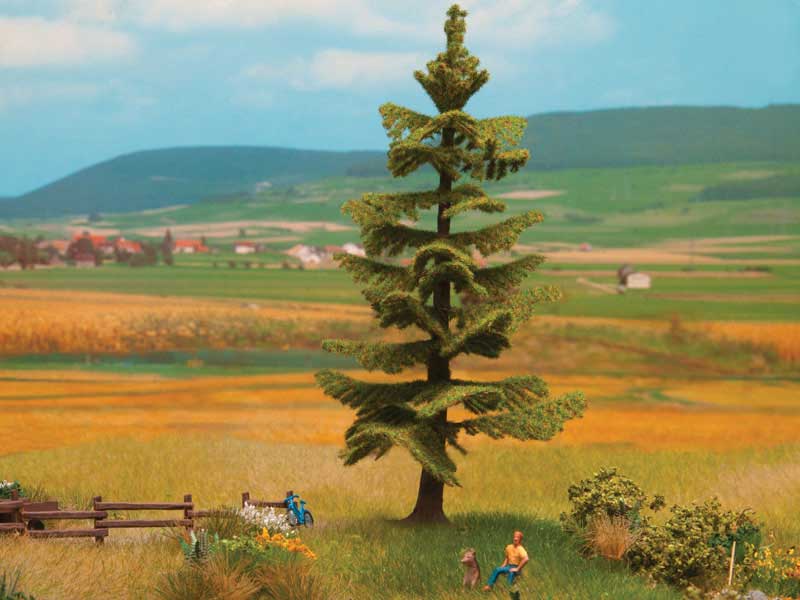 Spruce Tree -- 5-3/4"  14.5cm Tall