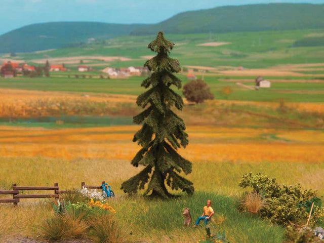Weathered Spruce Tree -- 4-1/8"  10.5cm Tall