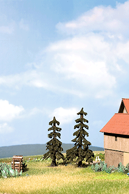 Trees -- Spruce pkg(2) 7.5cm, 9cm