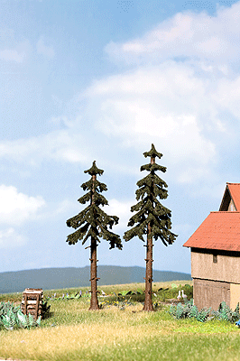 Trees -- High Trunk Spruce pkg(2) 13cm, 14cm