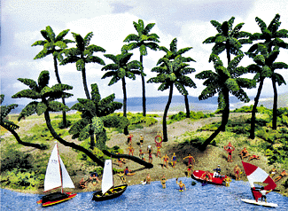 Palm Trees -- 7-1/2"  19cm