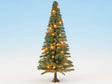 Fir Tree with Working LED Christmas Lights -- 4-3/4"  12cm Tall